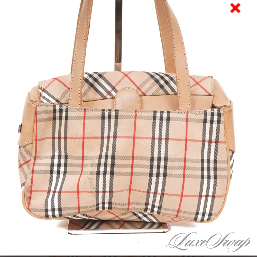 AUTHENTIC VINTAGE BURBERRY "BLUE LABEL" 1990S TOTE